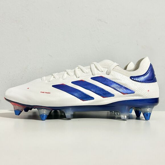 Adidas Copa Pure 2 Elite SG “White Blue” Men’s Size 7 Women’s 8 Soccer Cleats main image 4